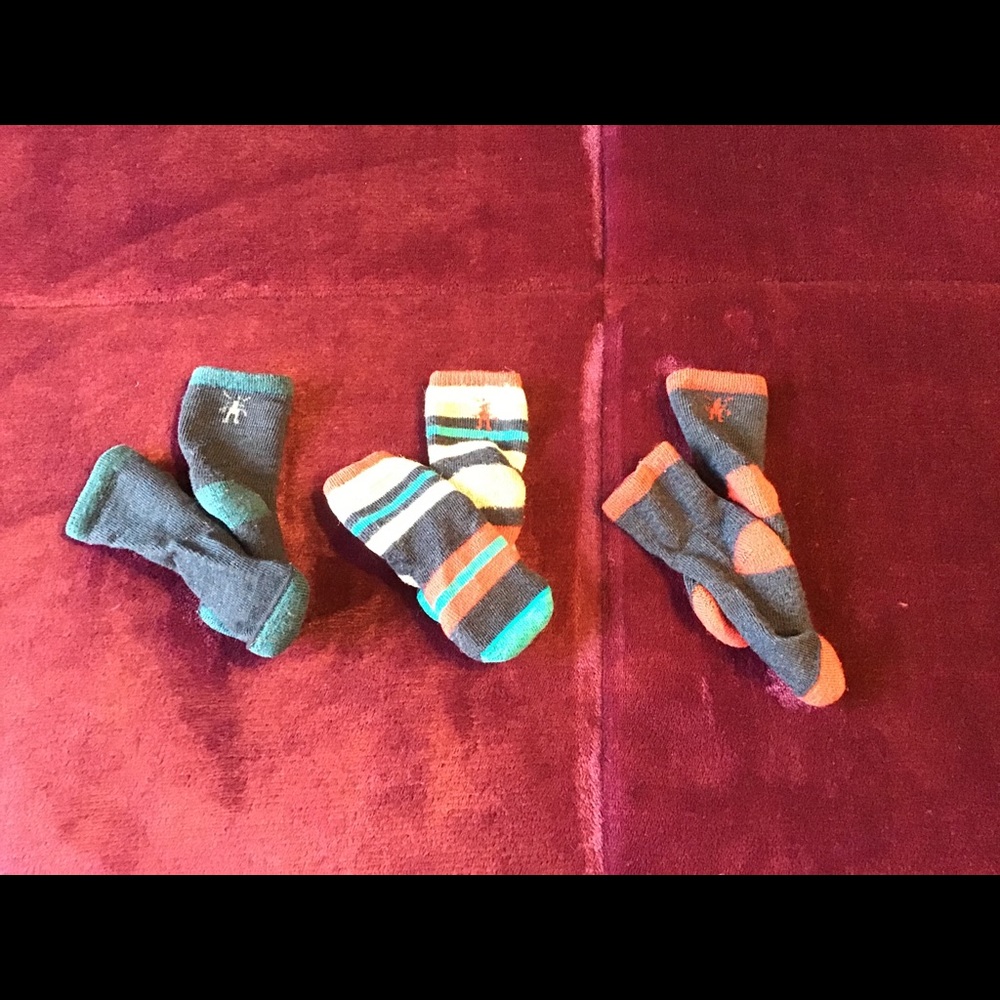 Set of 3 Smartwool Baby Socks